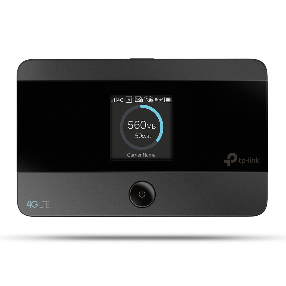 TP-Link M7350 LTE-Advanced Mobile Wi-Fi — product view, top angle