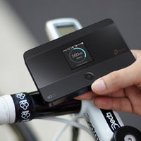 TP-Link M7350 LTE-Advanced Mobile Wi-Fi — in-use, mounted on bicycle handlebar