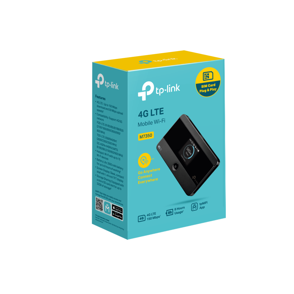 TP-Link M7350 LTE-Advanced Mobile Wi-Fi — packaging