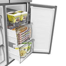 Hisense American Fridge Freezer-Stainless Steel | RQ5P470SMIE Hisense American Fridge Freezer Euronics Ireland