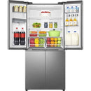 Hisense American Fridge Freezer-Stainless Steel | RQ5P470SMIE Hisense American Fridge Freezer Euronics Ireland