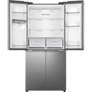Hisense American Fridge Freezer-Stainless Steel | RQ5P470SMIE Hisense American Fridge Freezer Euronics Ireland