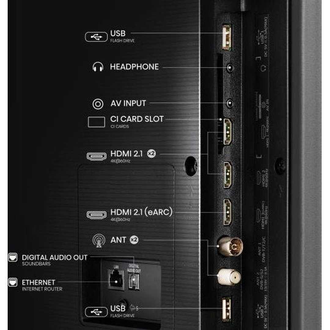 Hisense U6NQ 55" 4K UHD Mini-LED Smart TV | 55U61NQ Hisense TV Euronics Ireland