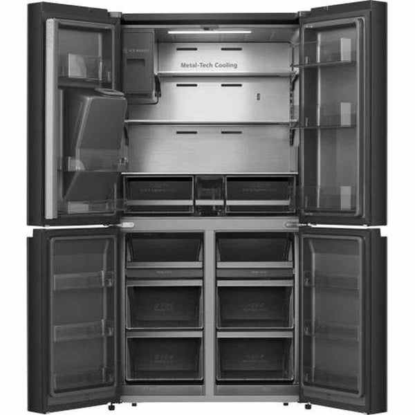 Hisense PureFlat American Smart Fridge Freezer | RQ760N4SBFE Hisense Fridge Freezer Euronics Ireland