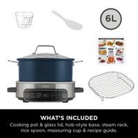 Ninja Foodi PossibleCooker 8-in-1 Rice & Slow Cooker 6L Midnight Blue product image