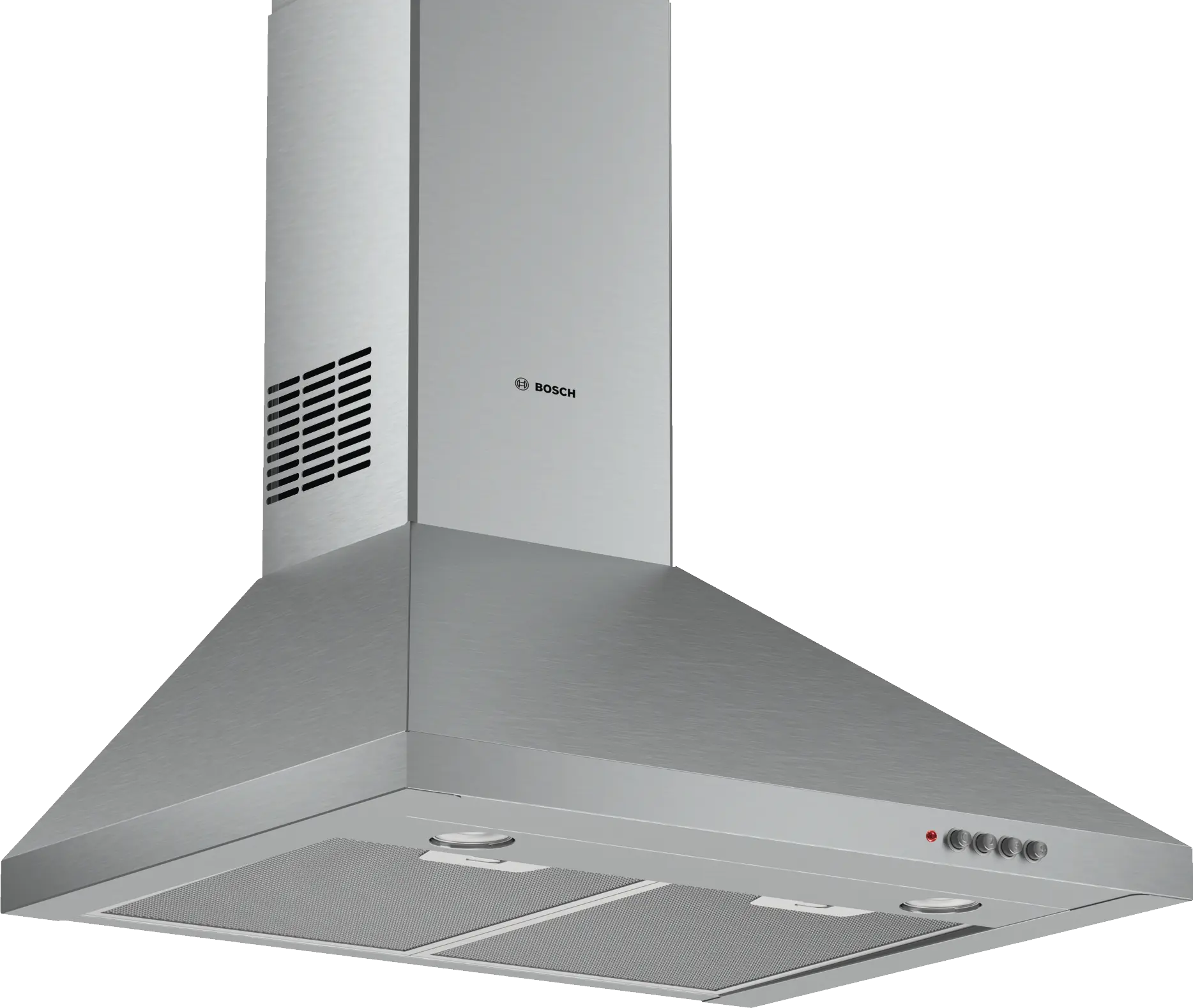 Bosch Series 2 60cm wall-mounted chimney cooker hood in Stainless Steel