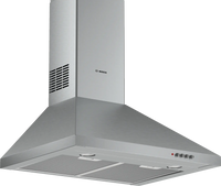Bosch Series 2 60cm wall-mounted chimney cooker hood in Stainless Steel