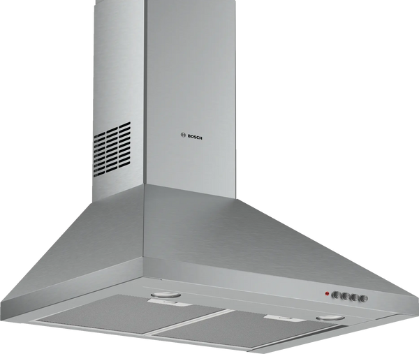 Bosch Series 2 60cm wall-mounted chimney cooker hood in Stainless Steel