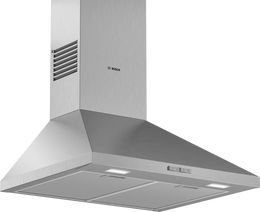 Bosch Series 2 60cm Pyramid Chimney Cooker Hood - Stainless Steel | DWP64BC50B