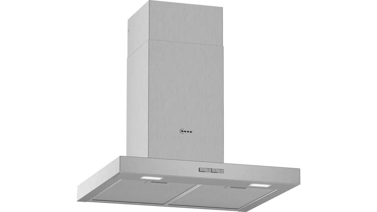 NEFF N 30 D62BBC0N0B 60cm wall-mounted chimney cooker hood in Stainless Steel
