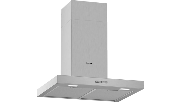 NEFF N 30 D62BBC0N0B 60cm wall-mounted chimney cooker hood in Stainless Steel