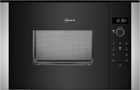 NEFF N50 HLAWD23N0B built-in microwave oven in Black with stainless steel door trim