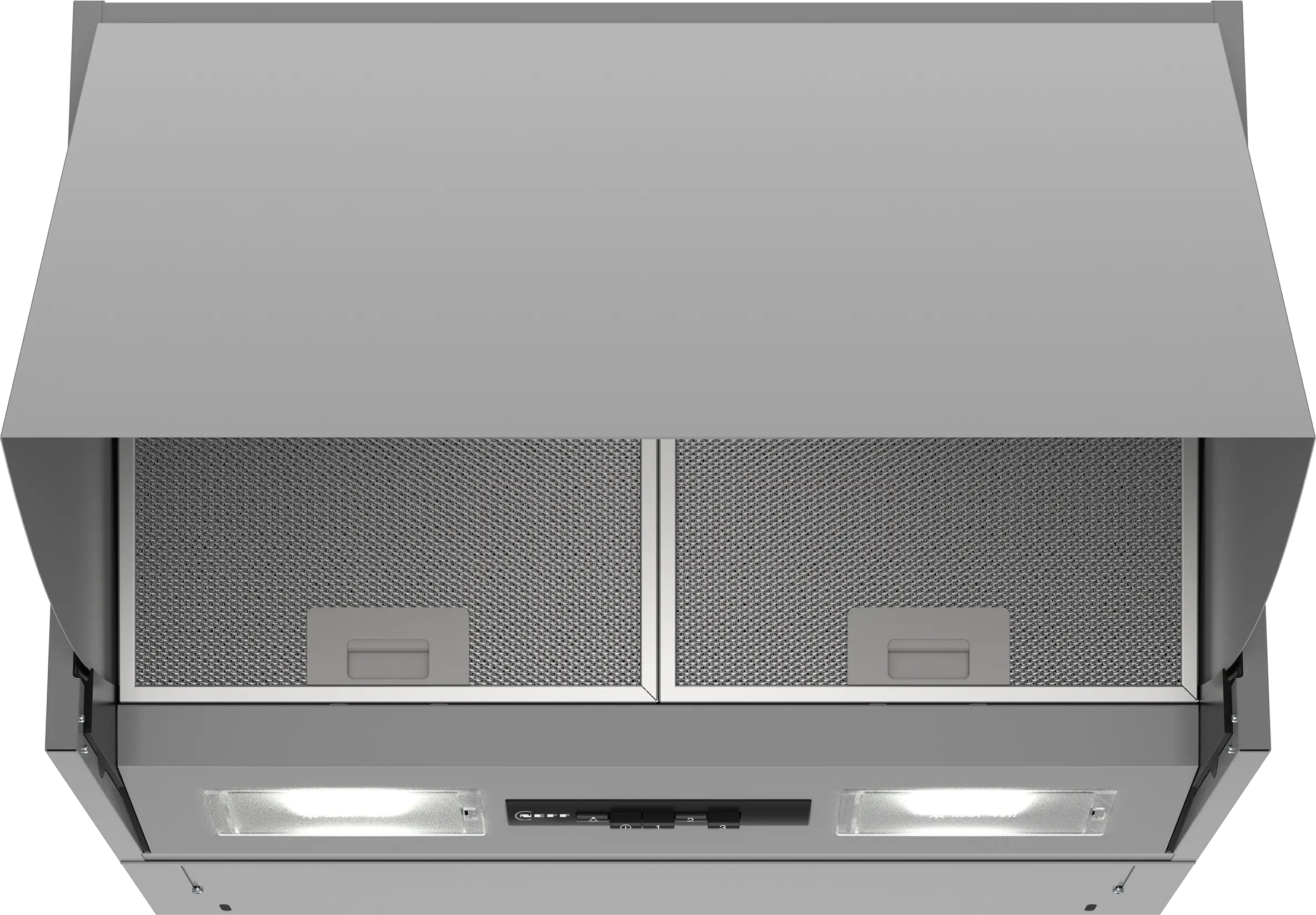 NEFF D61MAC1X0B N30 60cm integrated cooker hood in Silver
