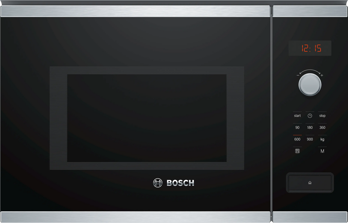 Bosch BFL553MS0B Series 4 built-in 25 litre solo microwave in Stainless Steel