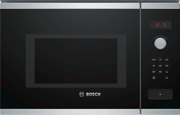 Bosch BFL553MS0B Series 4 built-in 25 litre solo microwave in Stainless Steel
