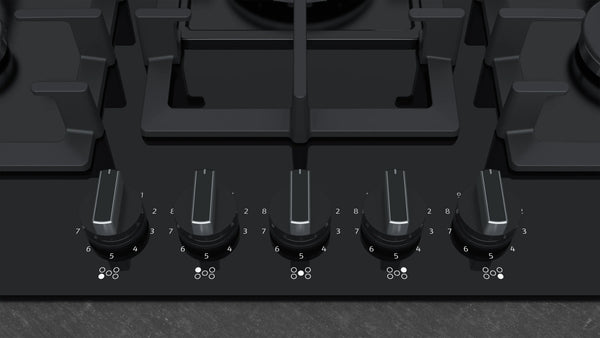 NEFF N 70 T27CS59S0 75cm 5 burner gas hob in Black