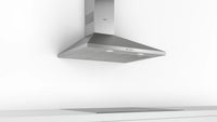 Bosch Series 2 90cm pyramid chimney cooker hood in Stainless Steel