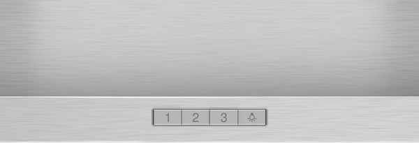 Bosch Series 2 60cm pyramid chimney cooker hood in Stainless Steel