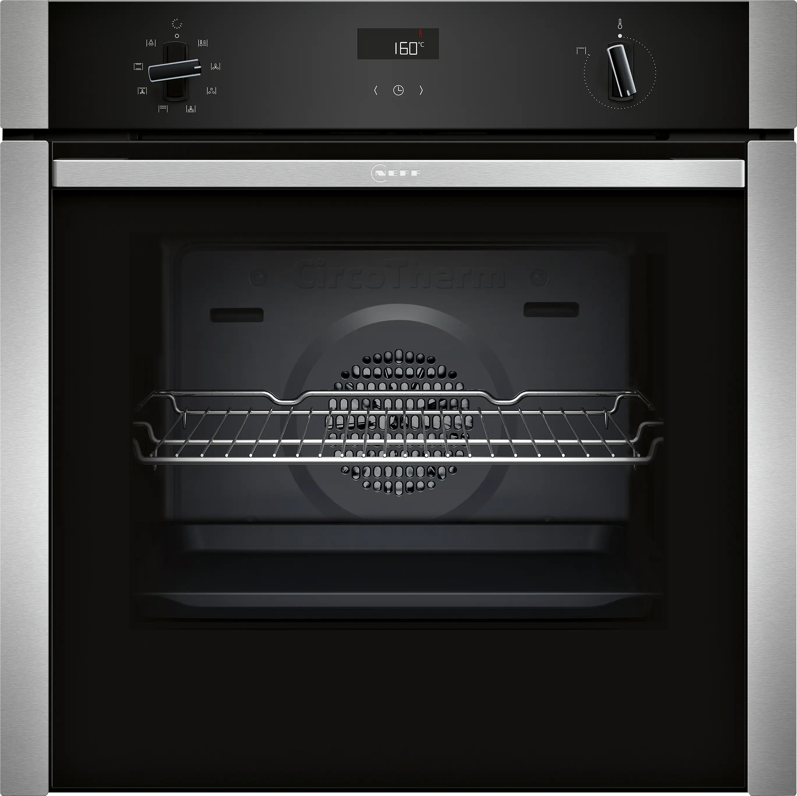 NEFF N50 Slide&Hide built-in single oven B4ACF1AN0B in Stainless Steel