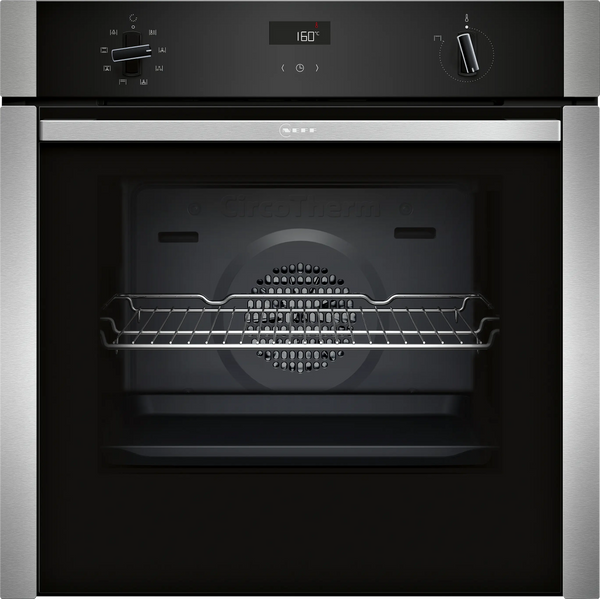NEFF N50 Slide&Hide built-in single oven B4ACF1AN0B in Stainless Steel
