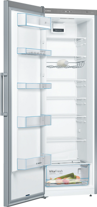 Bosch KSV36VLEP Series 4 freestanding larder fridge in Stainless Steel Look