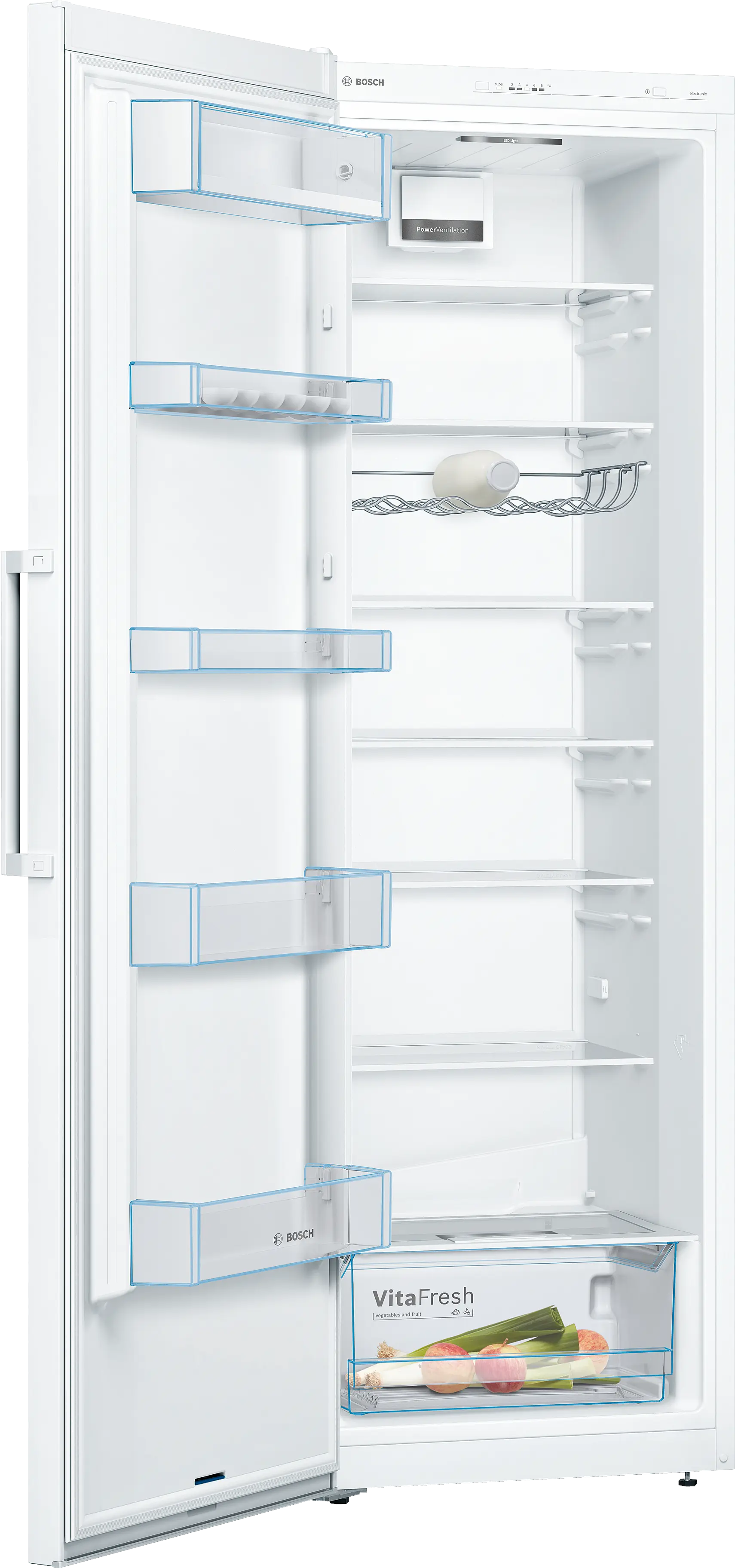 Bosch KSV36VWEPG Series 4 freestanding larder fridge in White