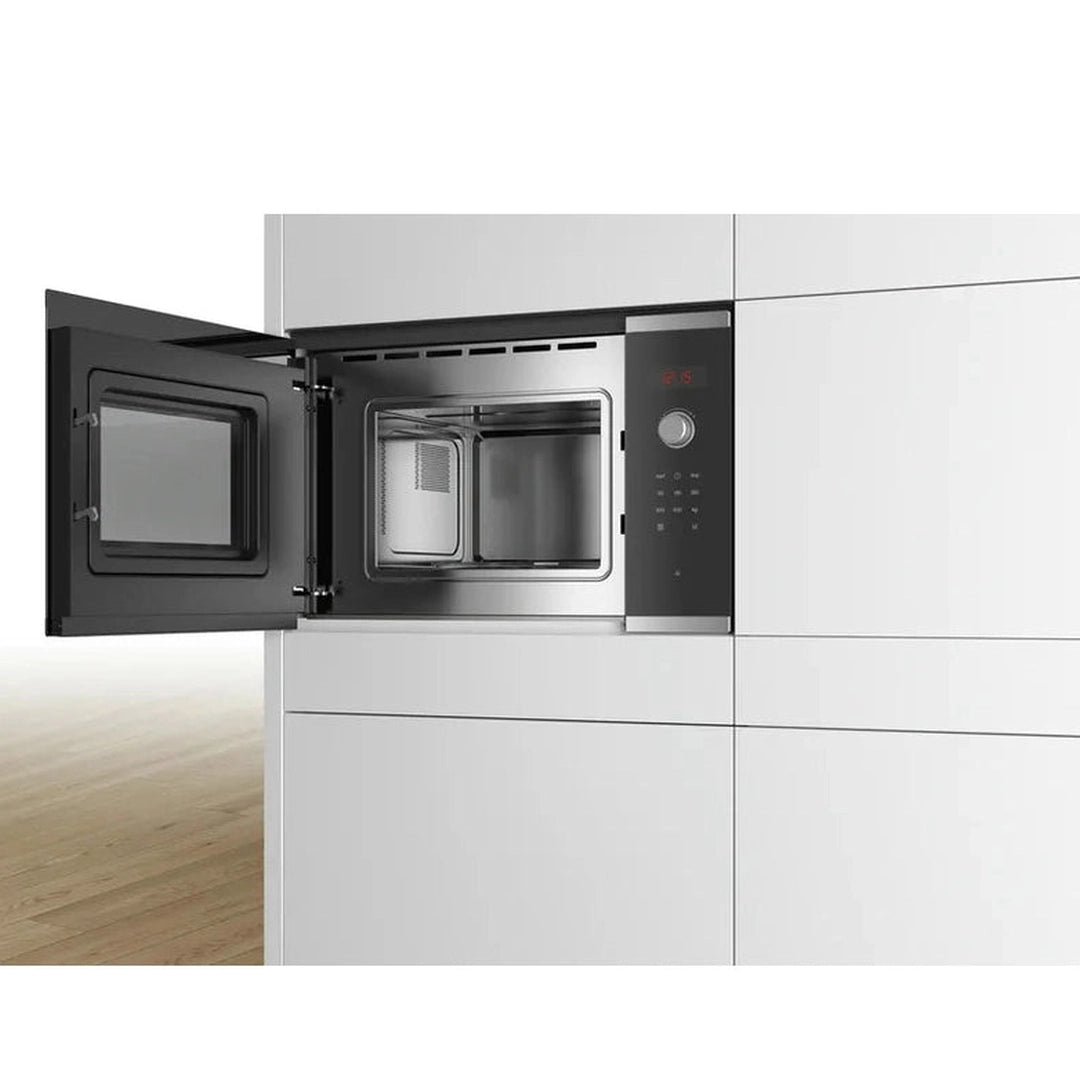 Bosch 20L Integrated Stainless Steel Microwave | BFL523MS0B Bosch Microwave Euronics Ireland