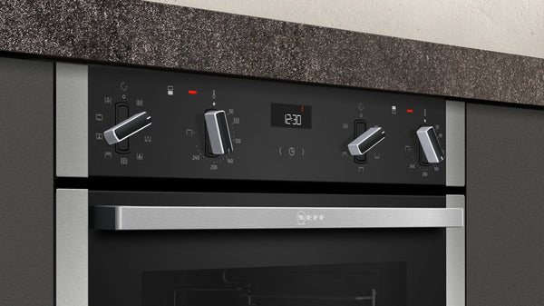 NEFF N50 J1ACE2HN0B built-under double oven in Stainless Steel