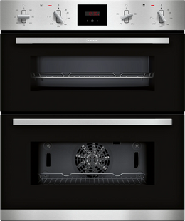 NEFF N30 Built-Under Double Oven - Stainless Steel | J1GCC0AN0B