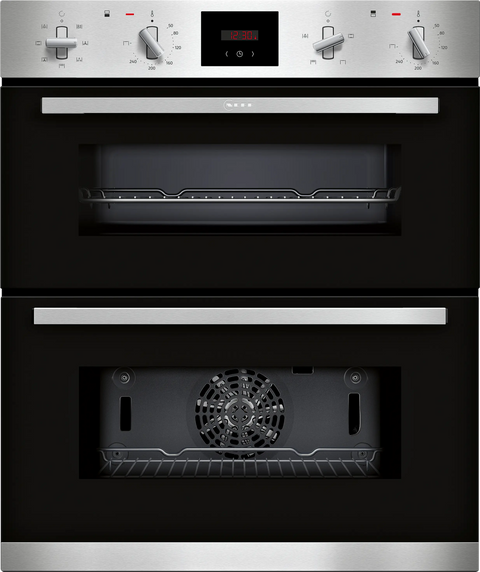 NEFF N30 Built-Under Double Oven - Stainless Steel | J1GCC0AN0B