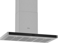 NEFF N70 D95BMP5N0B 90cm box chimney cooker hood in Stainless Steel