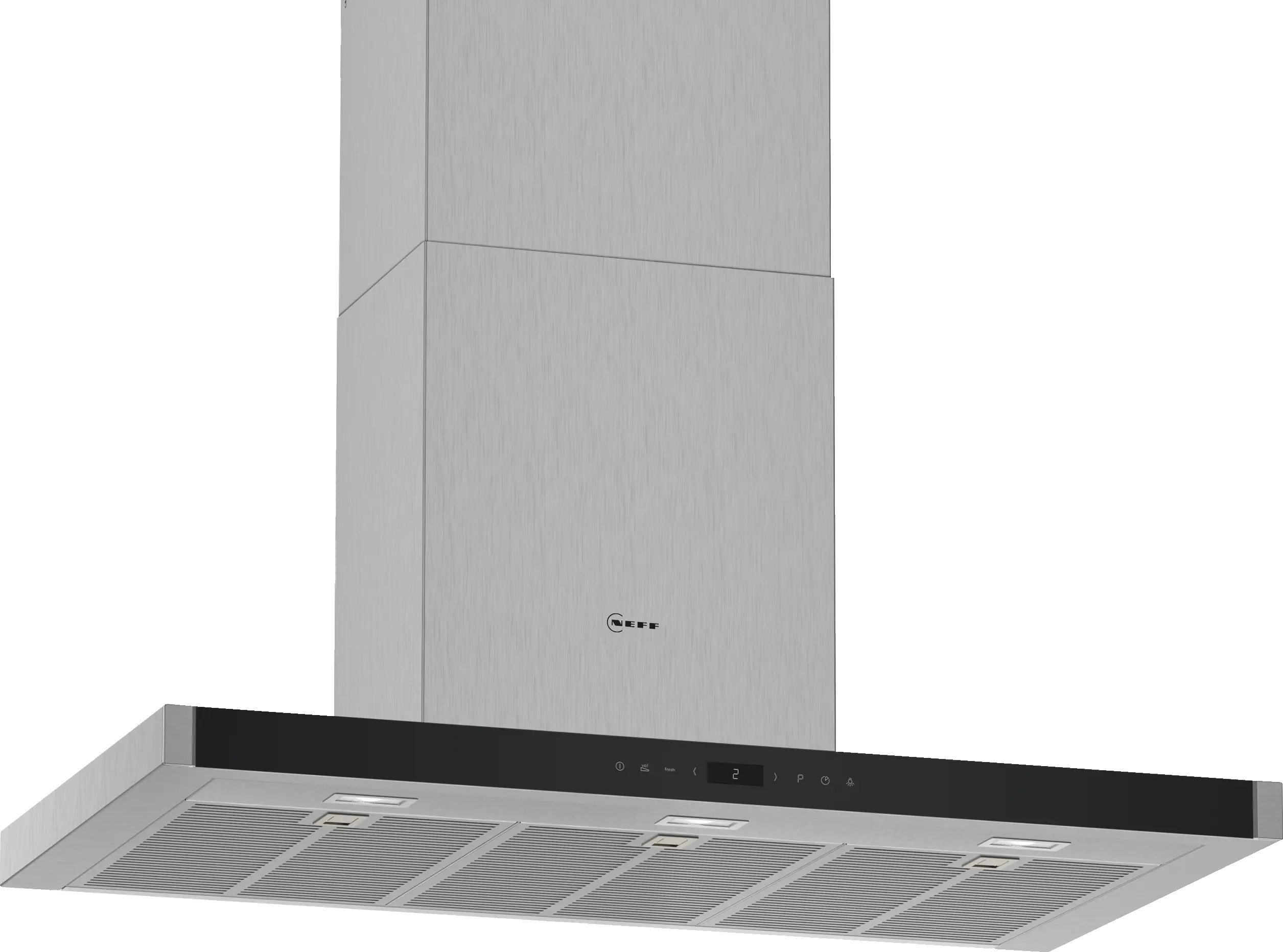 NEFF N70 D95BMP5N0B 90cm box chimney cooker hood in Stainless Steel