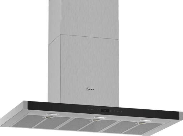 NEFF N70 D95BMP5N0B 90cm box chimney cooker hood in Stainless Steel