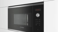 Bosch BFL553MS0B Series 4 built-in 25 litre solo microwave in Stainless Steel