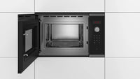 Bosch BFL553MS0B Series 4 built-in 25 litre solo microwave in Stainless Steel