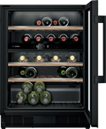 Bosch KUW21AHG0G Series 6 built-in 44 bottle dual zone wine cooler in Black