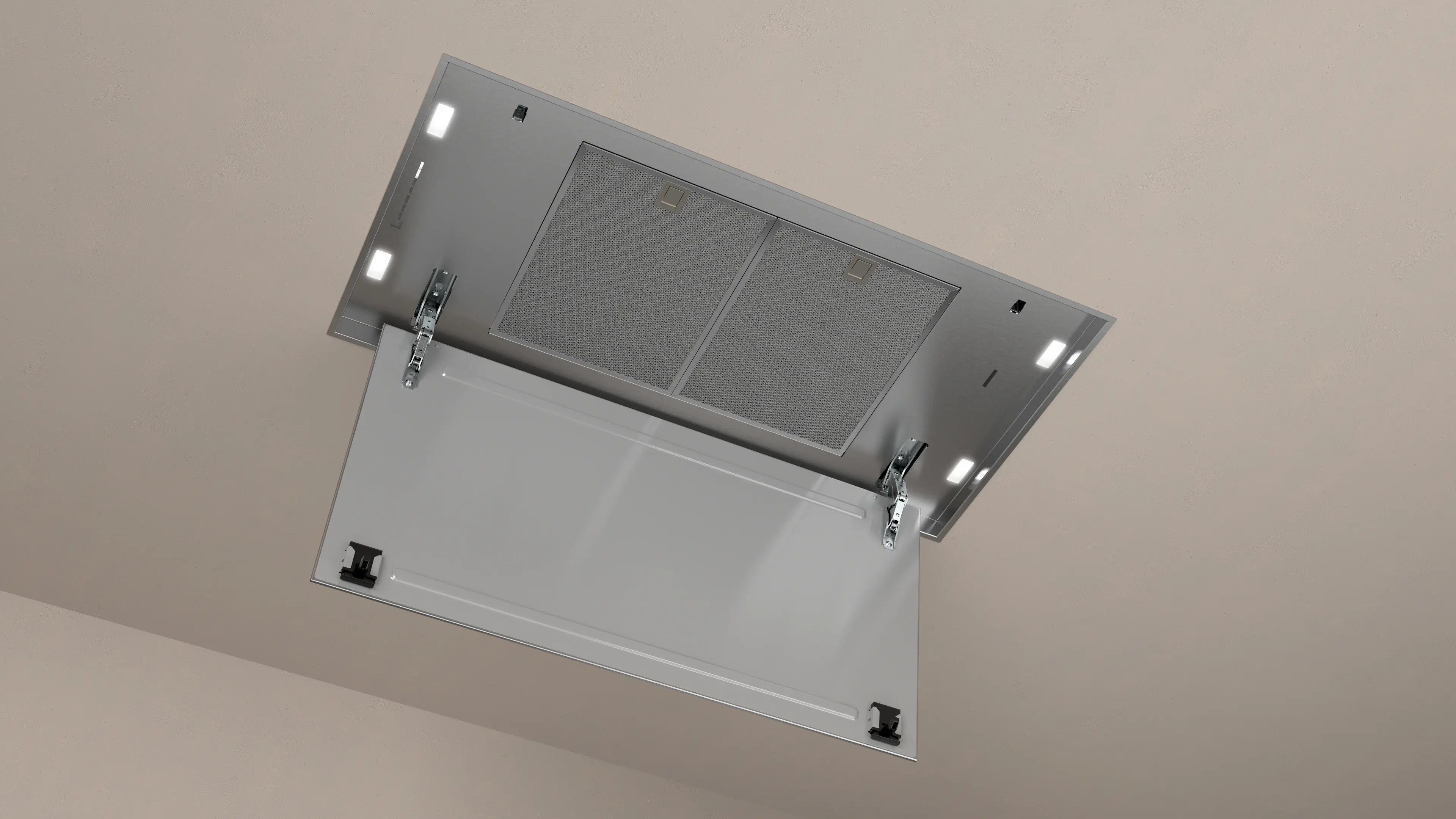 NEFF N 50 90cm ceiling cooker hood in Stainless Steel