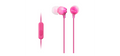 Sony MDR-EX15AP Wired In-Ear Earphones with Microphone - Pink - official product image