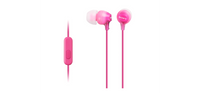 Sony MDR-EX15AP Wired In-Ear Earphones with Microphone - Pink - official product image