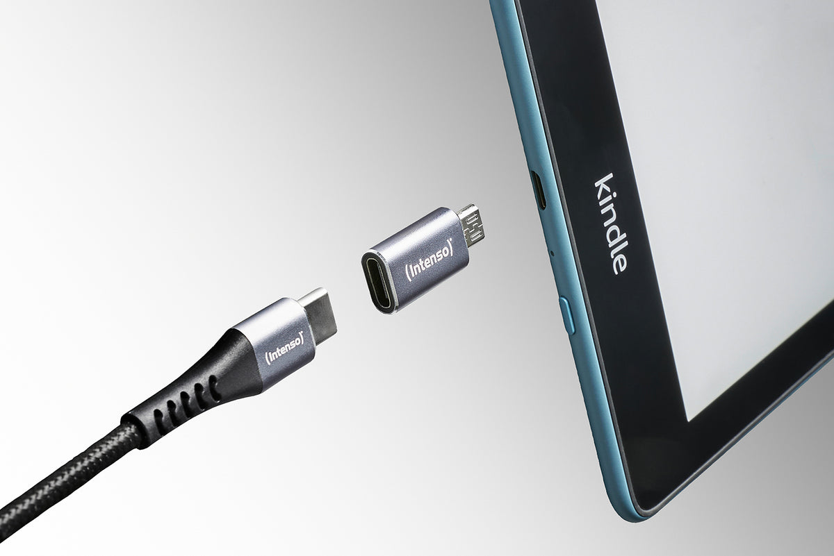 Intenso MIX480 USB Adapter Set, USB-C, USB-A & microUSB, 3 Pack - Grey - view 5