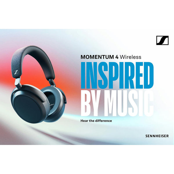 Sennheiser MOMENTUM 4 Wireless Over‑Ear Headphones – Black | 509266