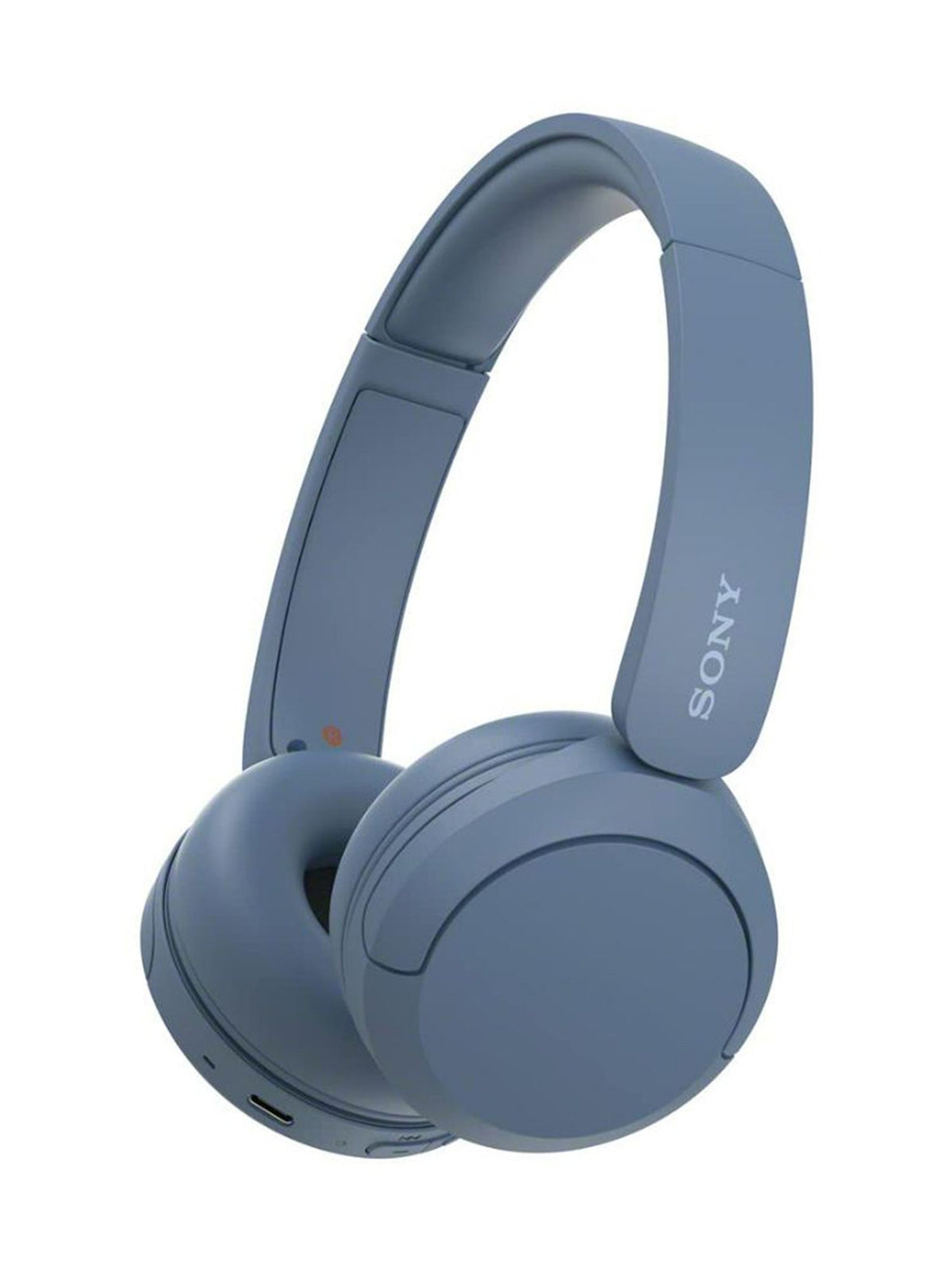 Sony WH-CH520 Wireless On-Ear Headphones - Blue - side profile