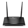 TP-Link TL-MR100 4G LTE router — front angle view
