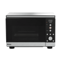 Ninja CRISPi microwave, air fryer and oven in Silver — front view