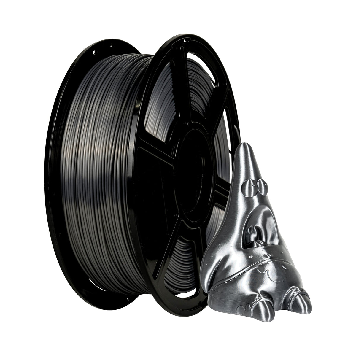 Flashforge PLA Silk 3D Printing Filament 1.75mm 1kg - Metal Grey - alternative view