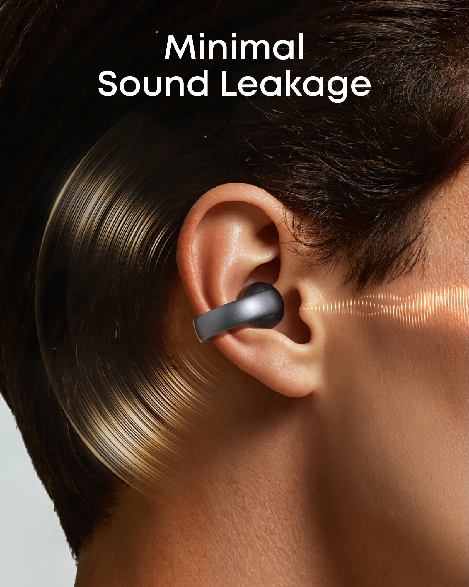 soundcore AeroClip Open-Ear Earbuds, Black - official product image