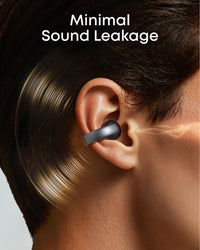 soundcore AeroClip Open-Ear Earbuds, Black - official product image