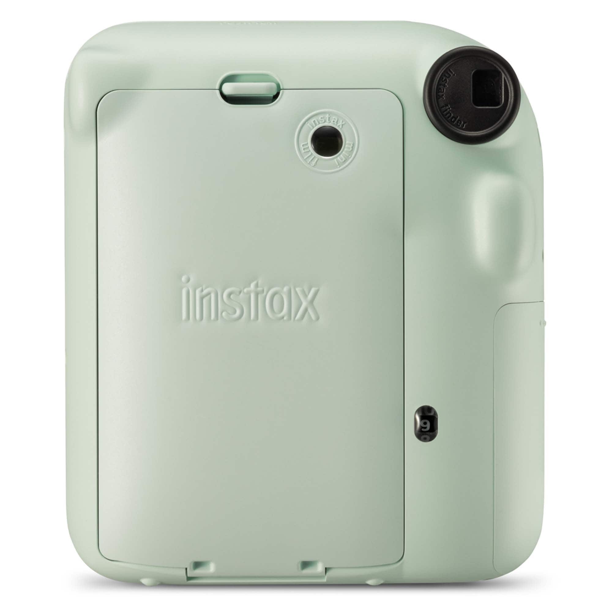 FUJIFILM instax mini 12 Instant Camera Mint Green - three-quarter view