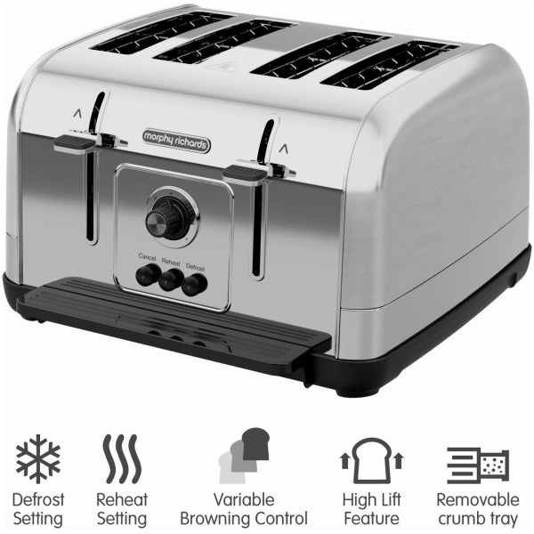 Morphy Richards Ventura 4 Slice Toaster | 240130
