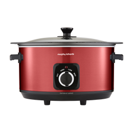 Morphy Richards Slow Cooker Accents Sear & Stew 6.5L Red | 461026